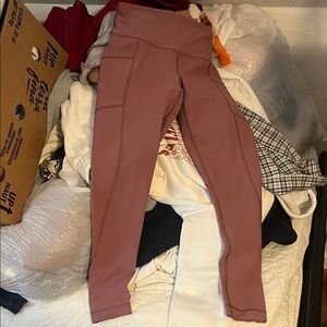 90 Degree By Reflex Mauve Leggings